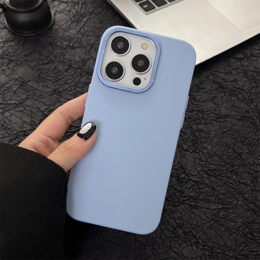 Coque iPhone 15 Pro Max bleu Sierra idéale pour les vidéos