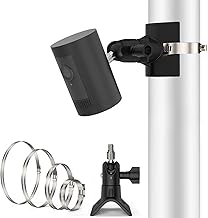 Ring Camera Mount Pole & Wall Mount for Spotlight Cam Plus/Pro/Solar/Pan Tilt, 1 Piece, Black