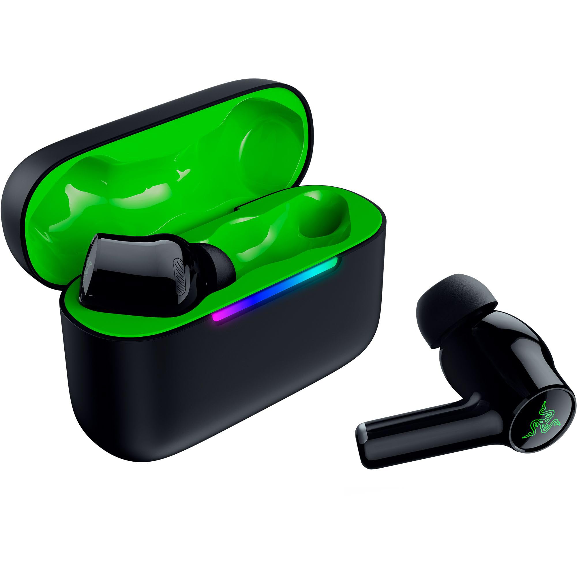 Razer Hammerhead V3 X HyperSpeed Xbox - Auricolari wireless da gaming multipiattaforma - HyperSpeed Wireless e Bluetooth - 40 ore - Resistenti all'acqua IPX4 - THX Spatial Audio | Nero