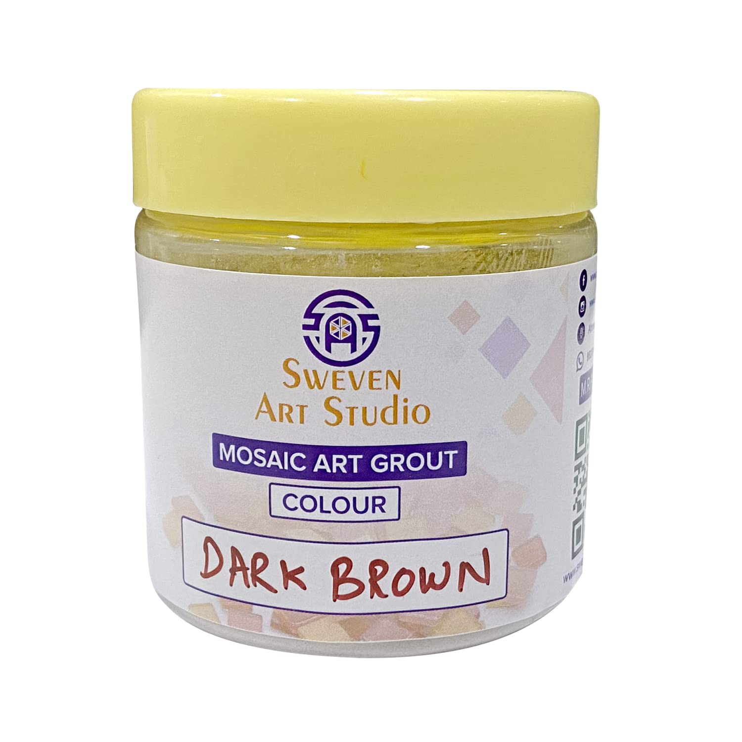Sweven Art, Ready-To-Mix Tile Grout Powder For Mosaic Art In Dark Brown Color (Pack of 100Gms) (B0C4PWBC9M) Amazon Price History, Amazon Price Tracker