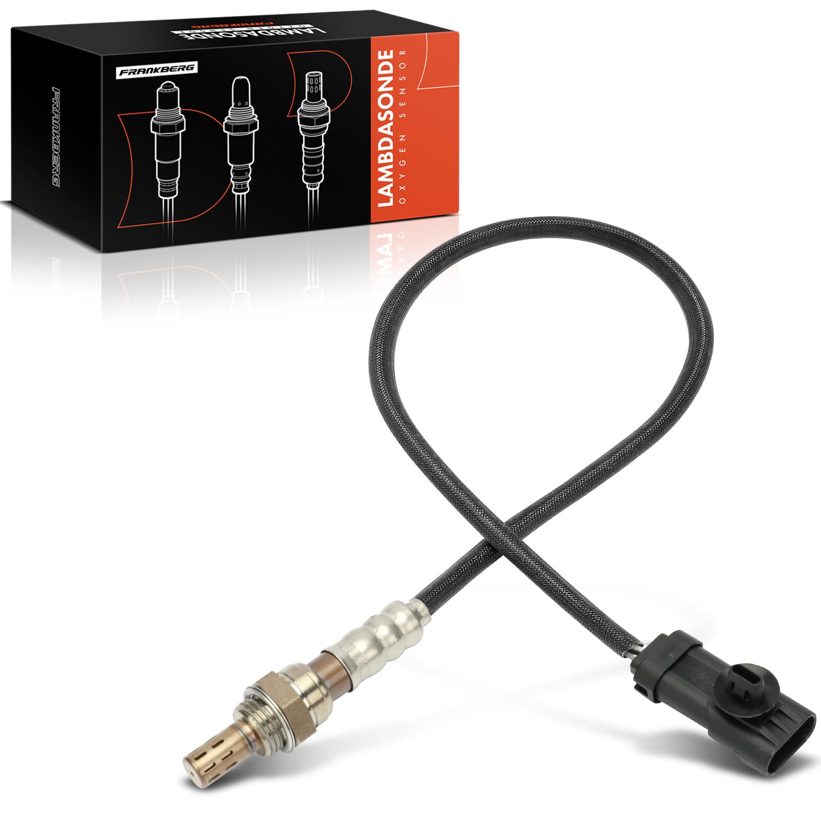 Frankberg Sensore lambda a 4 Poli pre-convertitore catalitico codice | Compatibile con: K.a.n.g.o.o Express FC0/1, Clio II BB CB, K.a.n.g.o.o KC0/1, Modalità/Grand Mode F/JP0, Laguna I 556 B56