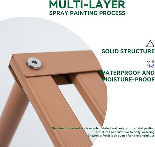 Miniatura 5 de Soporte de Metal para Plantas, Estante de Exhibición de Aluminio Resistente al Óxido, Soportes de Exhibición de Plantas Estantes de Decoración para