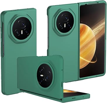 Case for Honor Magic V3, Ultra-Thin Drop Protection Hard PC Shockproof Bumper Silky-Soft Touch Frosted Anti-Scratch Protective Phone Cover, Green