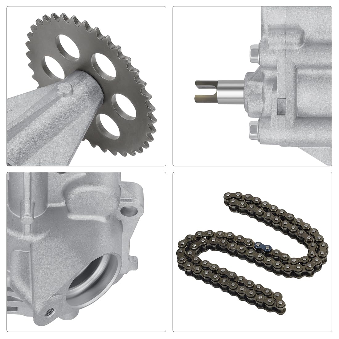 Pompe à huile moteur avec chaîne compatibles avec Polaris General XP 4 1000 RZR Trail S XP 4 1000 XpVersionADV XP 5 2017-2025 3023124 3222191 3225043