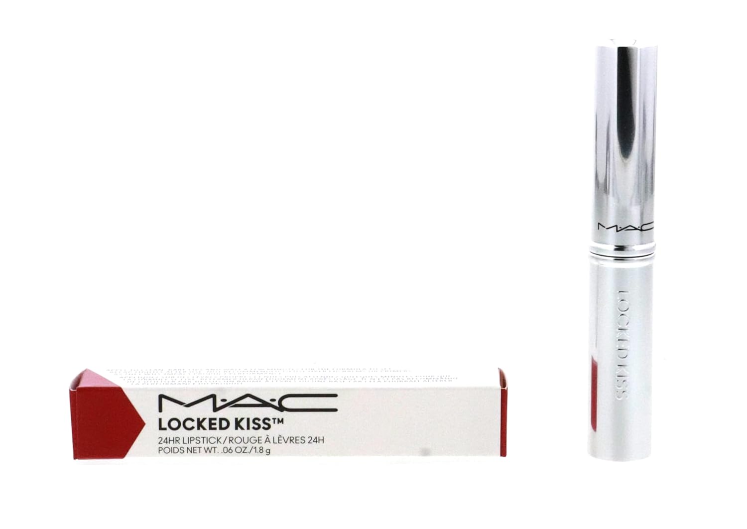 MAC M.A.C Locked Kiss 24HR Lipstick - 95 Vicious (.06 Oz), 0.06 Ounce (Pack of 1)