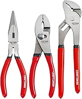 Vista 1 de CRAFTSMAN Pliers Set, 3 Piece Set, Long Nose, Slip Joint, 8 Inch Groove (CMHT84103R)