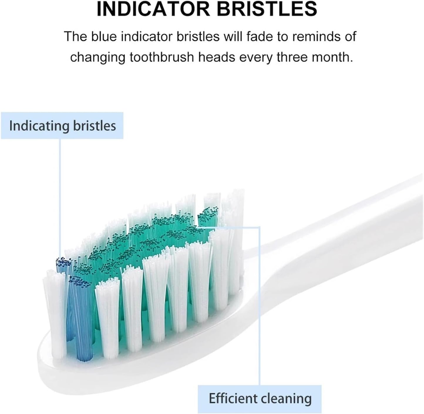 Toothbrush Heads,Compatible for Philips Sonicare Electric HX3/HX6/HX9 Soft Bristle 400pcs(100packs)