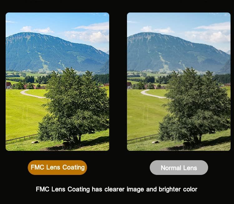 Miniatura 5 de Prismáticos de alta potencia de 10 x 35 para adultos, focos ajustables de larga distancia, telescopio transparente para exteriores, binoculares