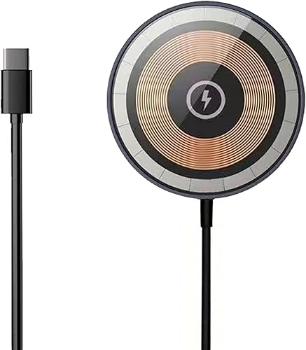 Cargador magnético para iPhone 2025, cargador inalámbrico mejorado, almohadilla de carga rápida, cargador de teléfono inalámbrico para cargador