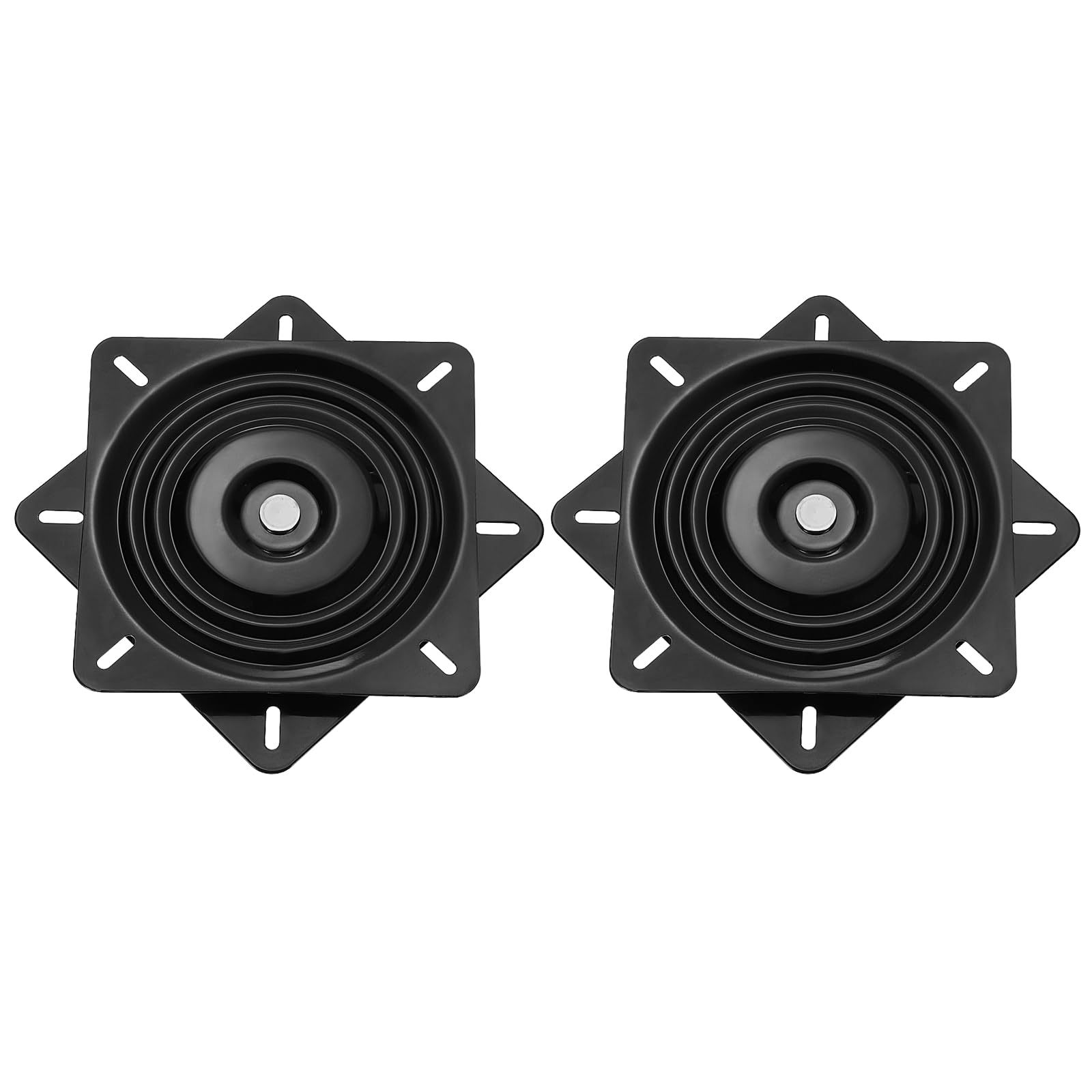 Lazy Susan plateau tournant rotatif à 360 degrés carré noir pour tabouret de bar