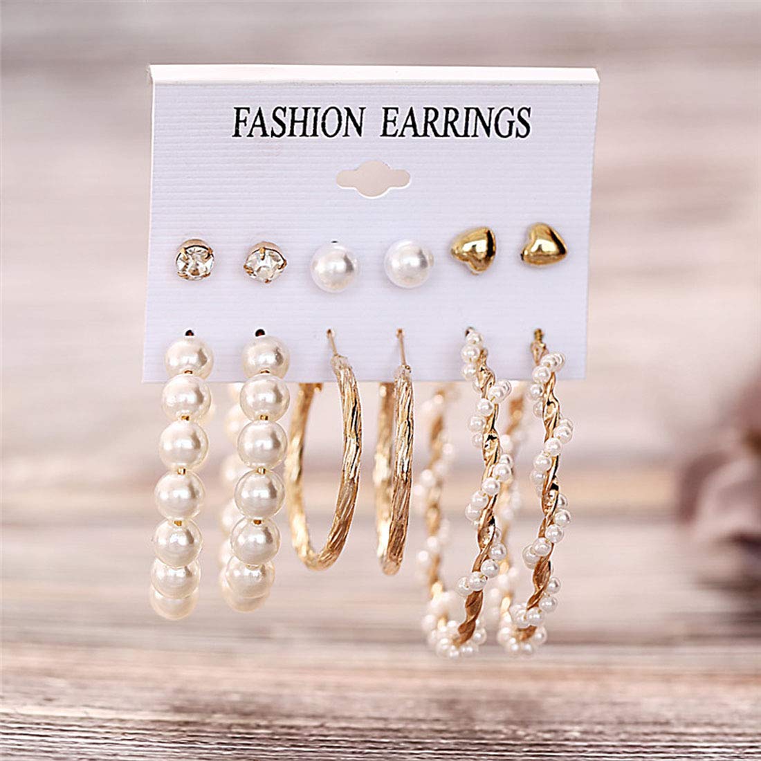 Plated Earrings Combo Set - Stylish and Elegant Jewelry