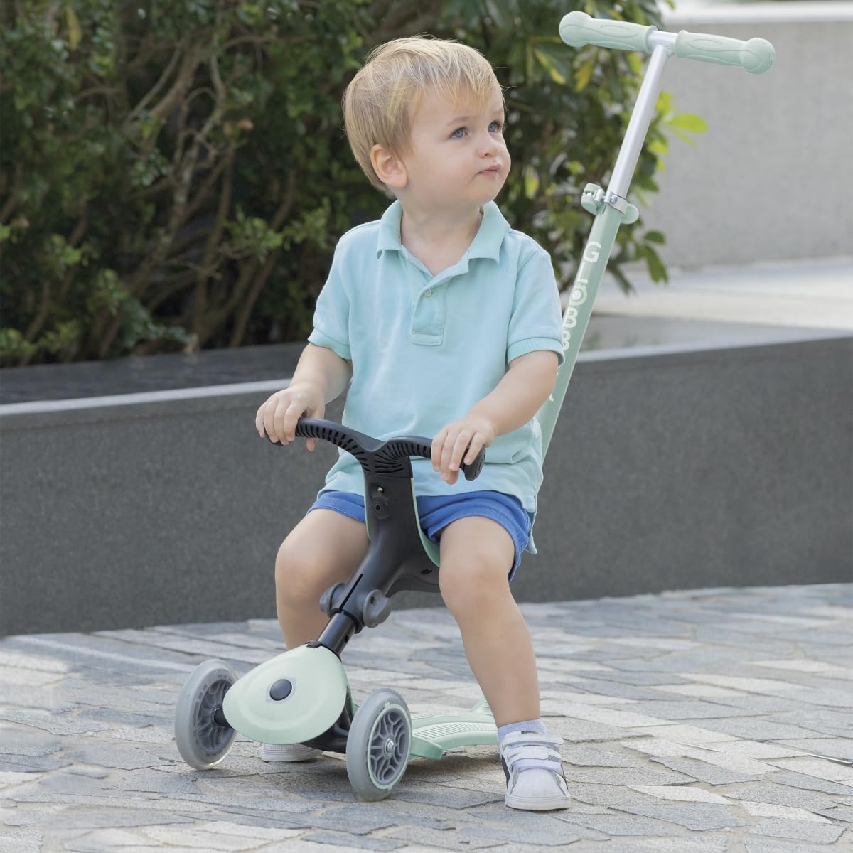 Globber Go•up Active Eco - Monopattino scalabile con Sedile Gioventù Unisex