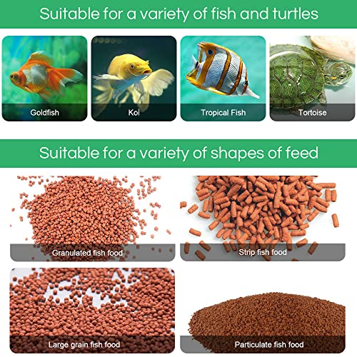 Petbank Automatic Fish Feeder - Rechargeable Timer Fish Feeder with USB Charger Cable, Fish Food Dispenser for Aquarium… - Image 5