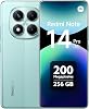 XIAOMI Redmi Note 14 Pro 5G + 4G LTE (para Tmobile Mint Tello y Global) (256GB + 8GB) NFC 6.67" 120Hz Cámara Pro AI de 200MP Modelo 24090RA29G Desbloqueado Doble SIM (Verde Coral) 1