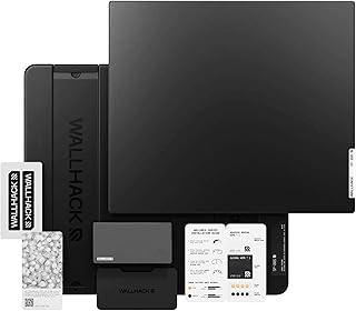 WALLHACK SP-005 Black Gaming Mouse Pad Speed Control Balance Large Size E-Sports Smooth Low Friction Tempered Glass Ultra ...