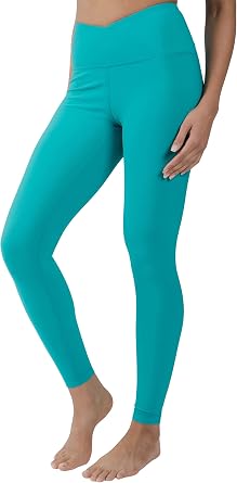90 Degree By Reflex Interlink Ribbed High Crossover Waist 7/8th Ankle Legging
