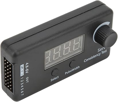 High Digital Servo Tester for RC Helicopters - Pulse Width & Multi-Device Control, Lightweight Plastic Design