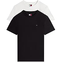 Tommy Jeans Tjm Xslim 2Pack Jersey Tee Ext Dm0Dm15381, Maglietta a Maniche Corte Uomo