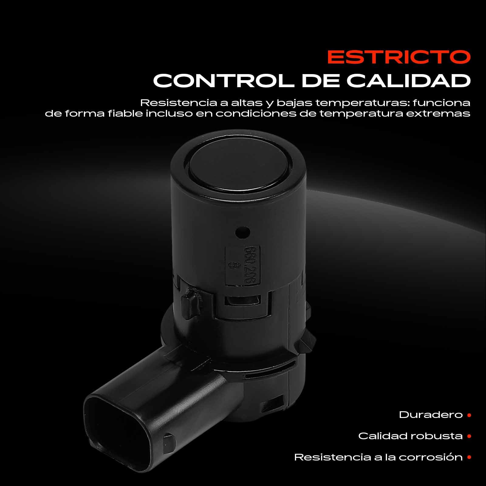 Frankberg 4x Sensor de aparcamiento PDC Trasera Compatible con 147 937 1.6L 2001-2010 156 932 1.6L 1997-2005 156 Sportwagon 932 1.6L 1997-2006 159 939 1.7L 2005-2012 Replace# 735393479