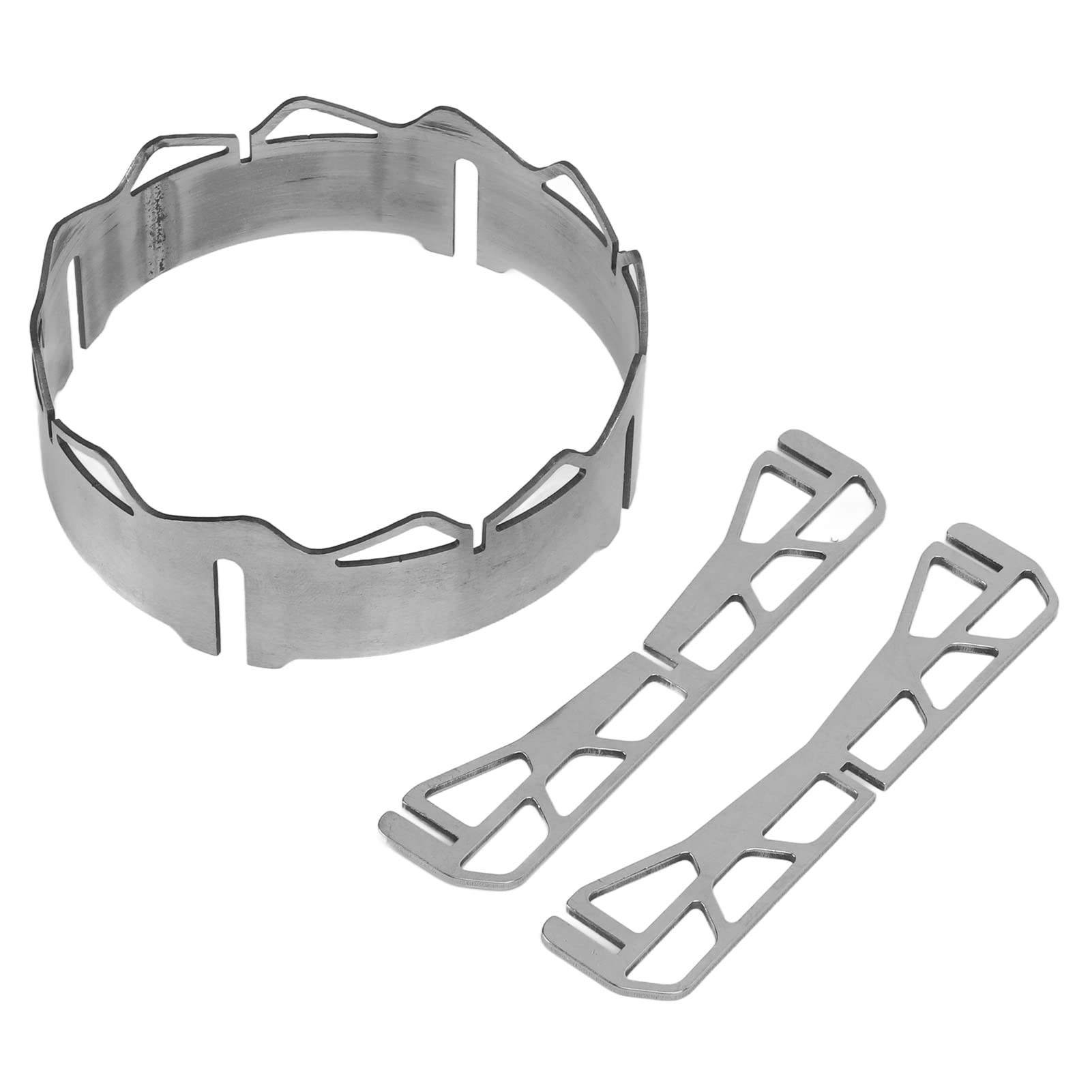 SocobetaGas Stove Windshield Ring, Fuel Saving Hollow Sturdy Wind Resistance Gas Stove Wind Shield for SOTO 310 Stove