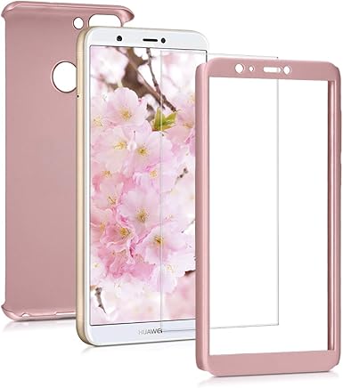 kwmobile 45559.31 Funda para tel?fono m?vil Met?lico, Oro Rosa - Fundas para tel?fonos m?viles (Funda, Huawei, Enjoy 7S / P Smart, Met?lico, Oro Rosa)
