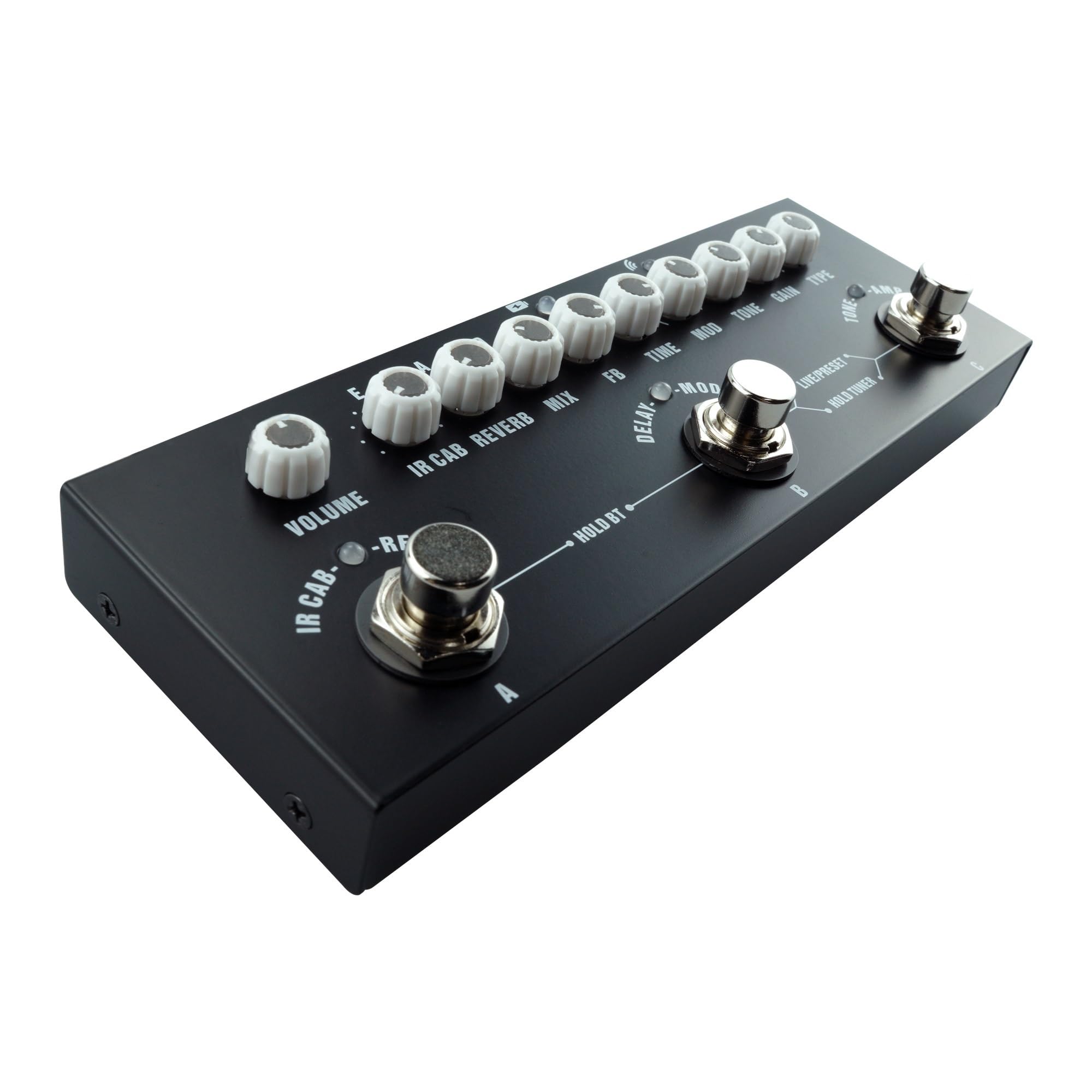 efekty gitarowe Guitar Effector Rechargeable Monoblock Black Combo Effect Portable Do Akcesoriów Do Gitar Elektrycznych