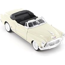 ModelToyCars 1953 Skylark Convertible, White - 24027CWWT - 1/24 Scale Diecast Model Car