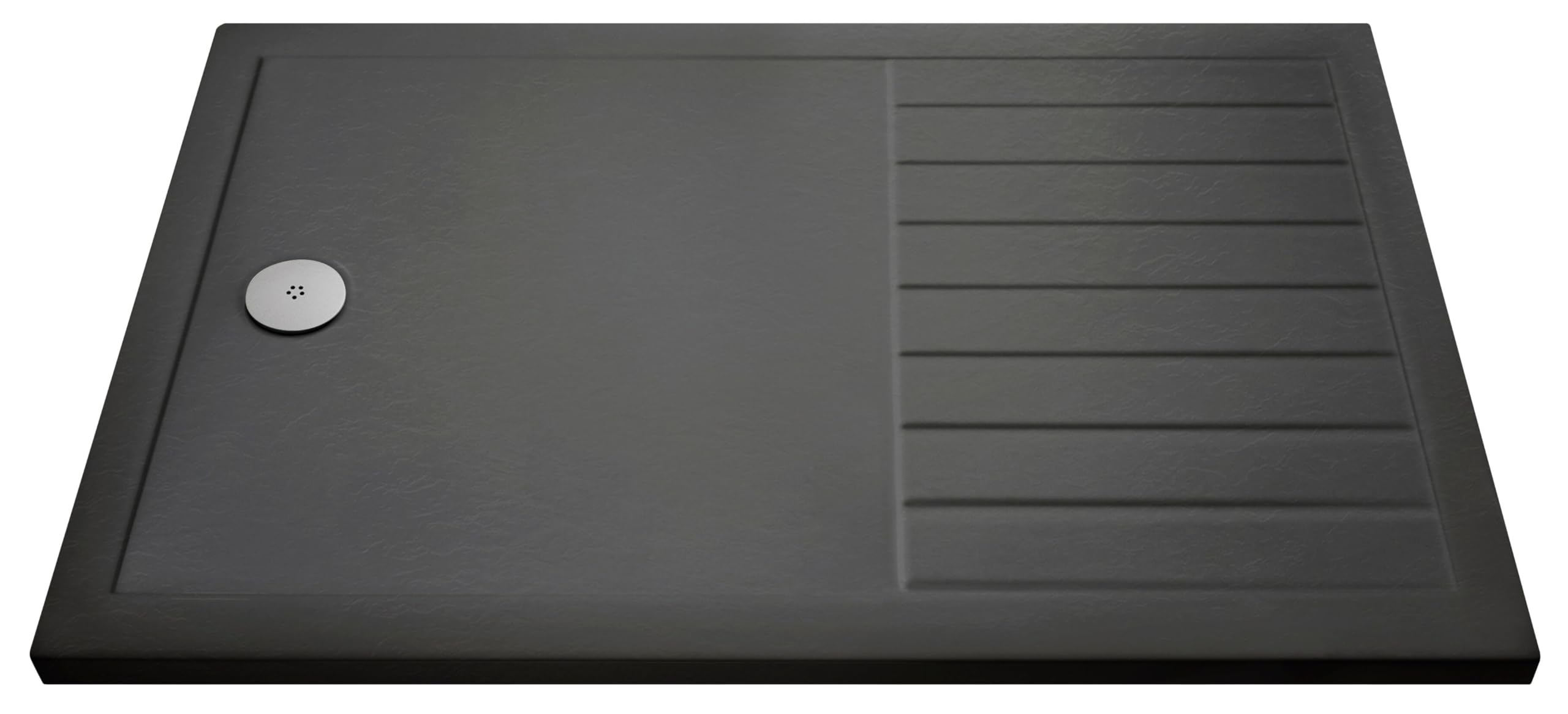 Balterley Premium Walk-In Shower Tray 1400mm X 800mmSlate Grey from B&Q