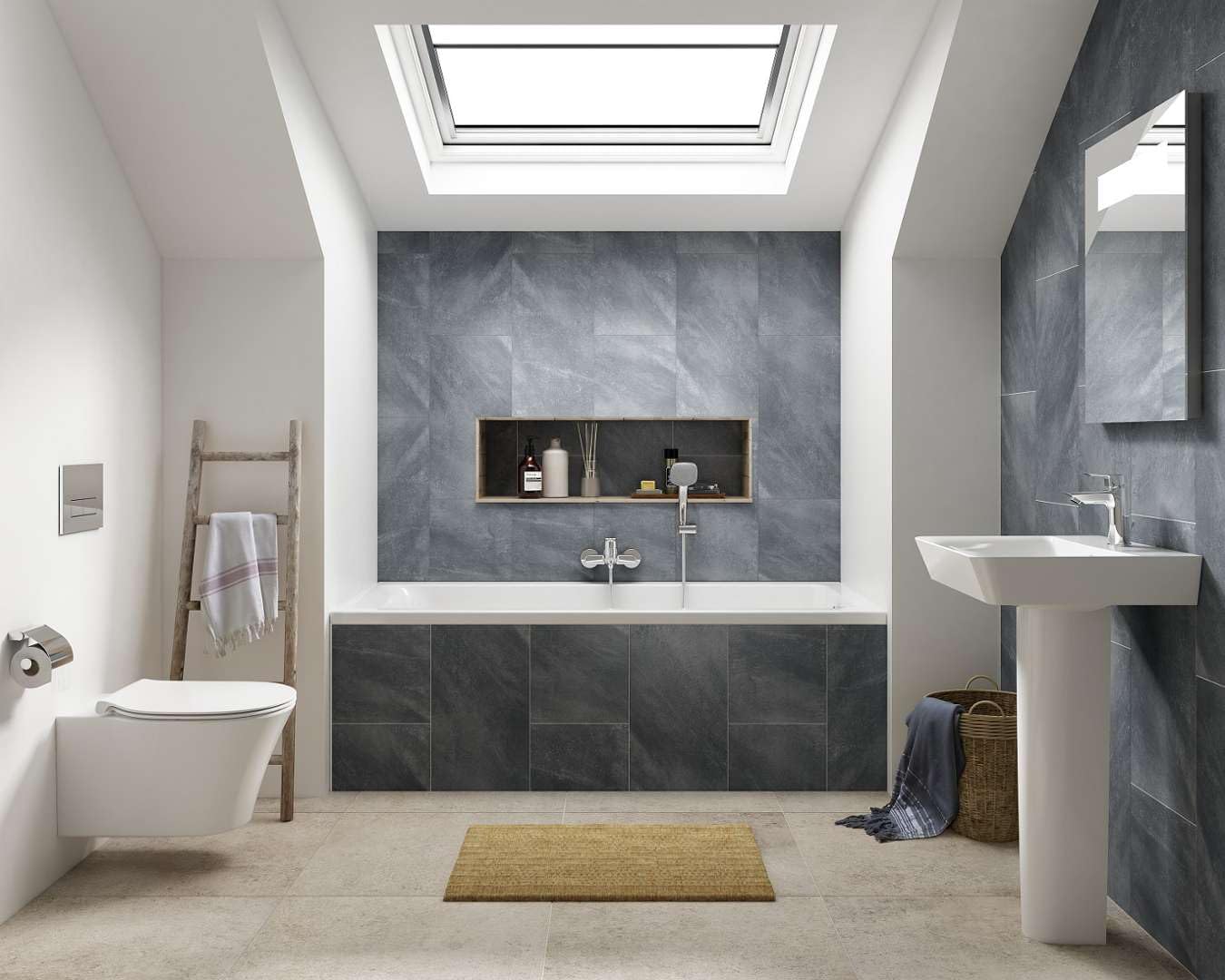 Ideal Standard Connect Air Vaso WC Suspeso Aquablade con Sedile Slim E008701