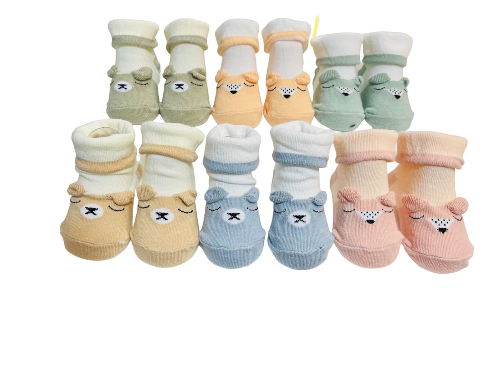 Bigbought Designer Comfortable & Soft Bootie Socks Shoes Prewalker for Boys/Girls/New Born Baby (0-6 Months) 6 PAIR (B0CZ459VZW) Amazon Price History, Amazon Price Tracker