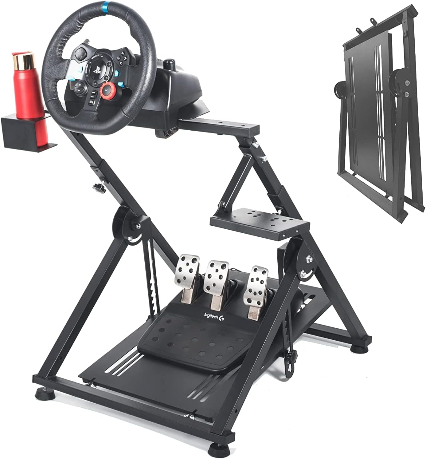Espansore Portabicchieri Auto Con Supporto Telefono | Regolabile Per Tazze 16-1134 Ml E Smartphone Fino A 11 Cm | Accessorio Universale - copertina