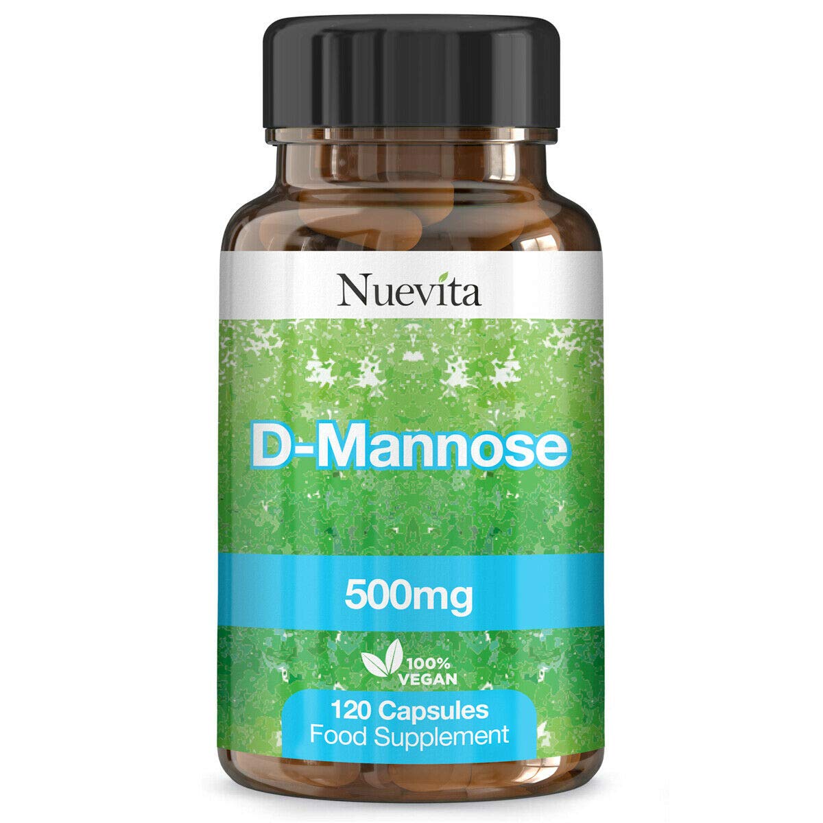 D-Mannose 500mg 90 Vegan Capsules. Natural Cystitis UTI Relief Supplement