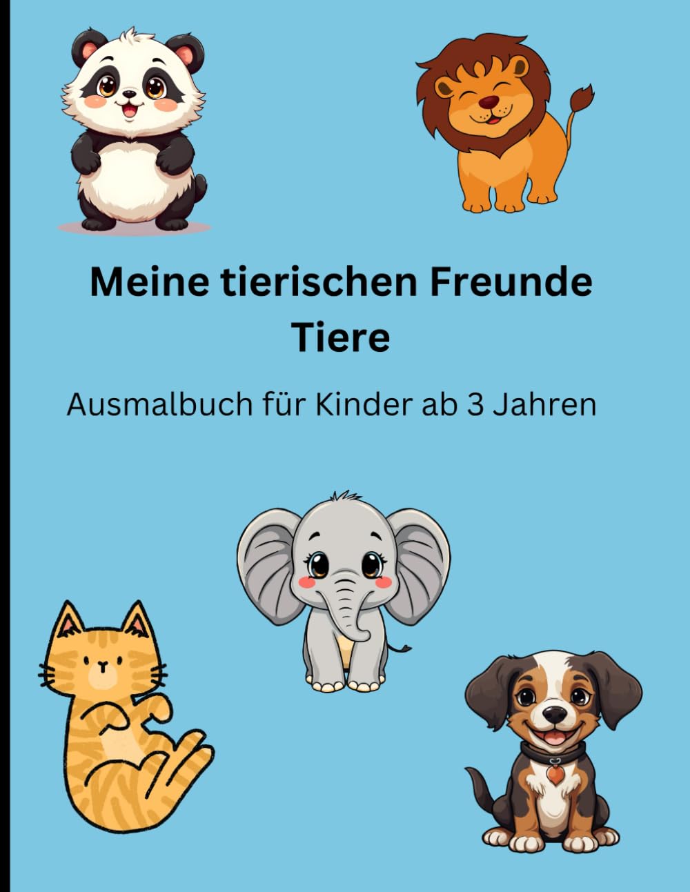 Meine tierischen Freunde Ausmalbuch