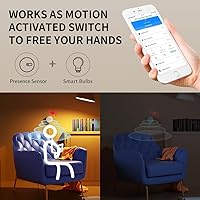 Vista 4 de Sensor de Presencia Humana ES1, Sensor de Movimiento Inteligente con Radar mmWave de 24G, Sensor de Ocupación Requiere Hub Zigbee Tuya