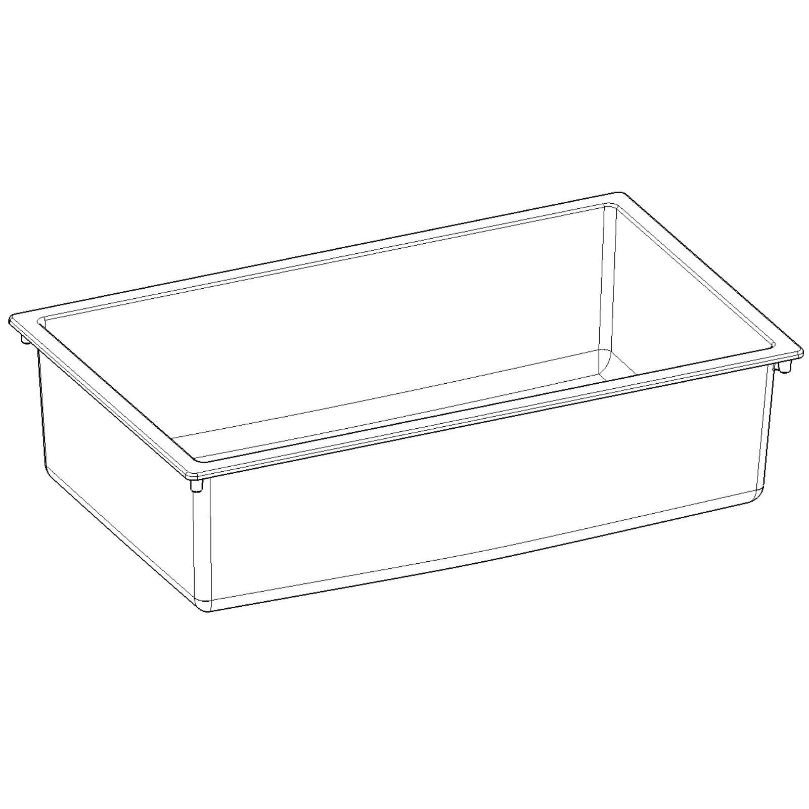 LD740WH Fregadero Blanco 1 Seno sin Escurridor Composite BIO