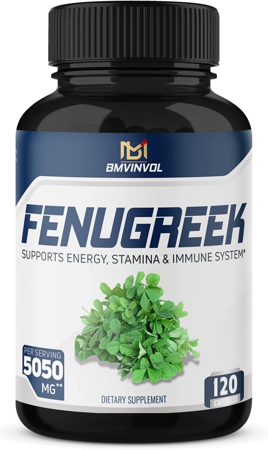 Fenugreek Capsules 120 Capsules 5050mg Herbal Equivalent Panax