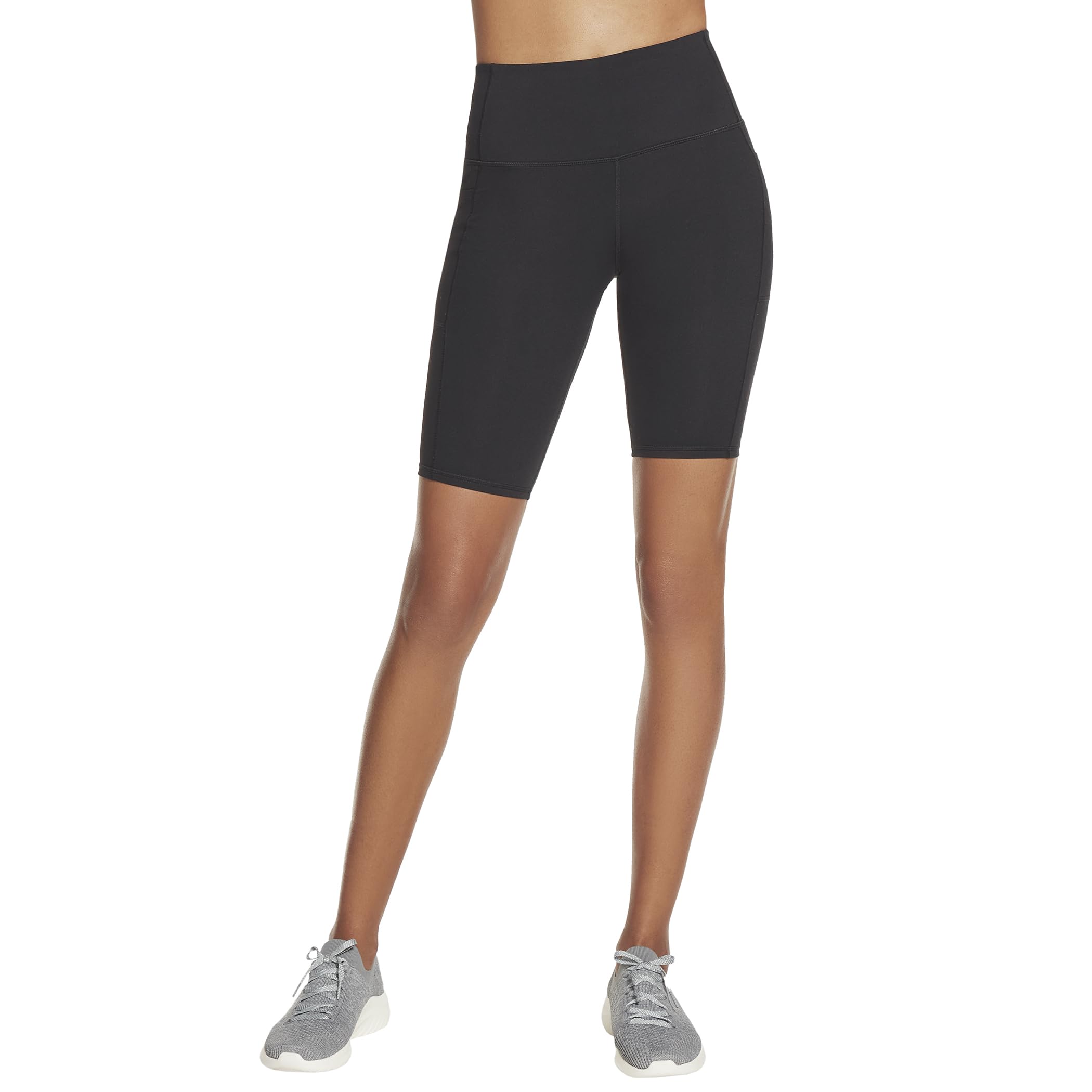 Skechers Gowalk High Waisted 10" Bike Short - Shorts - Short de Cyclisme Go Walk GoFlex 10" avec Poches - Femme