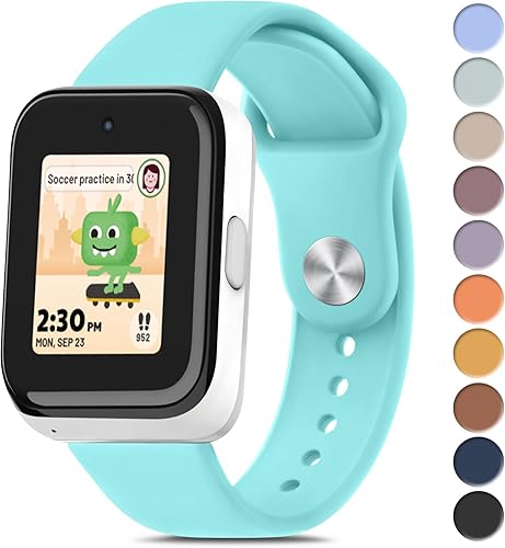 Meliya Correa de silicona para reloj T-Mobile SyncUP para niños, suave e impermeable SyncUP para niños, correas deportivas de repuesto para niños y