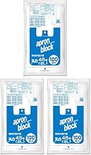 Ordi EB-W45-100 Shopping Bags, No. 45, 5.6 fl oz (2 L), Milky White, 100 Bags, Set of 3, Convenience Store Bags, Takeout, Handle Included, Plastic Bag, Apron Block