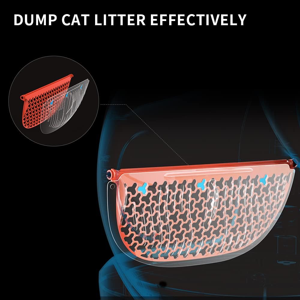 PETKIT Cat Litter Emptying Baffle for PuraMax Automatic Self-Cleaning Litter Box, One Click All Litter Remover, Includes 3Pcs