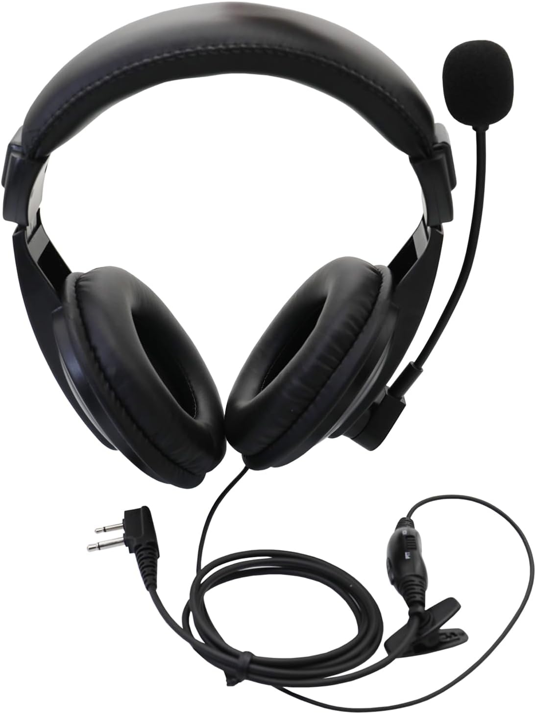 Walkie Talkie Over-Head Earpiece with PTT/VOX for Midland GXT1000VP4 LXT600VP3 GXT1050VP4 GXT1000XB LXT500VP3
