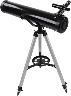 XJCX Telescópio monocular, telescópio refrator astronomia, telescópio de observação de estrelas de alta transmitância com tripé e finderscope para crianças adultos iniciantes, abertura de 114 mm, comprimento focal de 700 mm