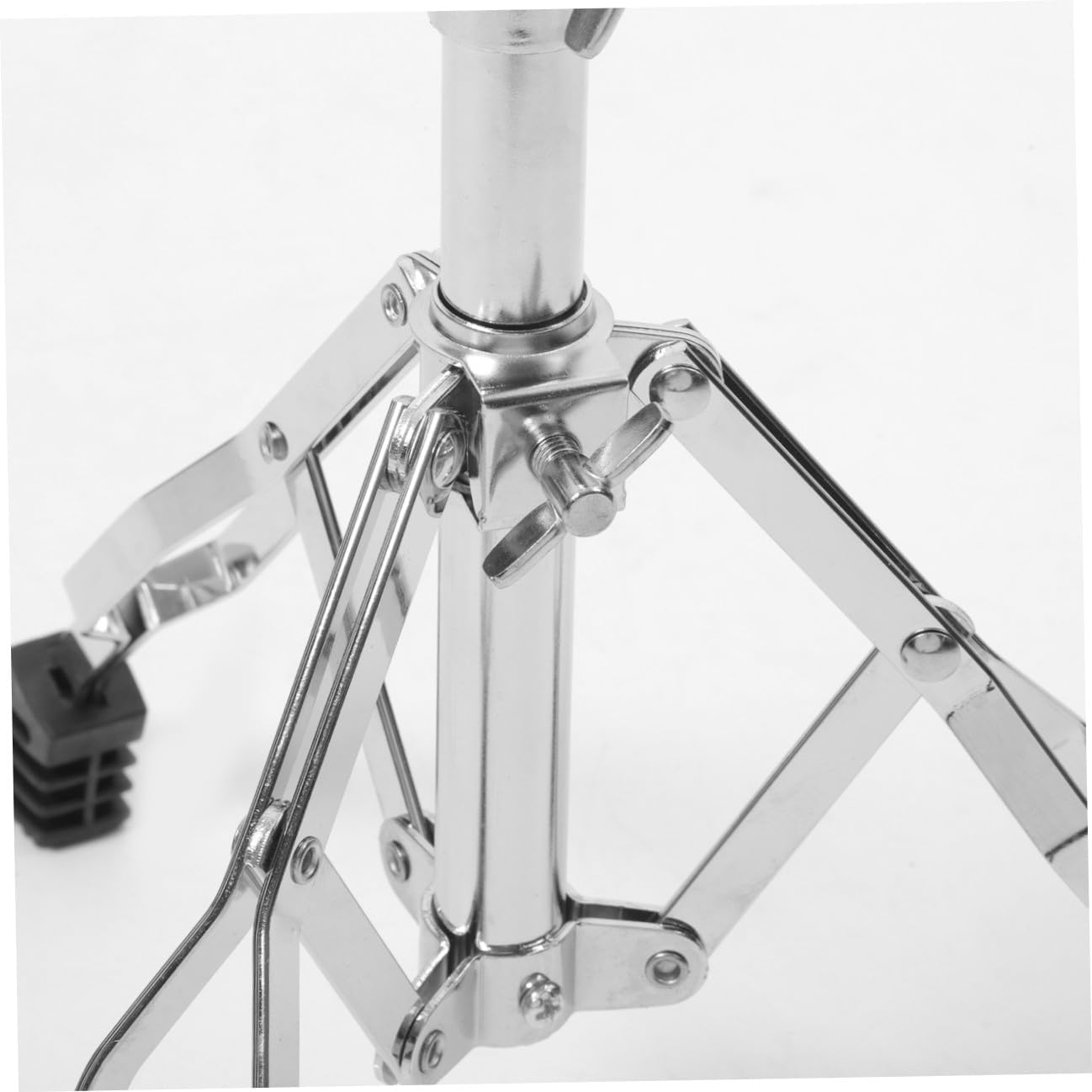 Healifty Snare Drum Stand Double-leg Tripod Shelf Portable Drum Rack for Jazz Stable Practice Support Accessory Easy to Install and Use