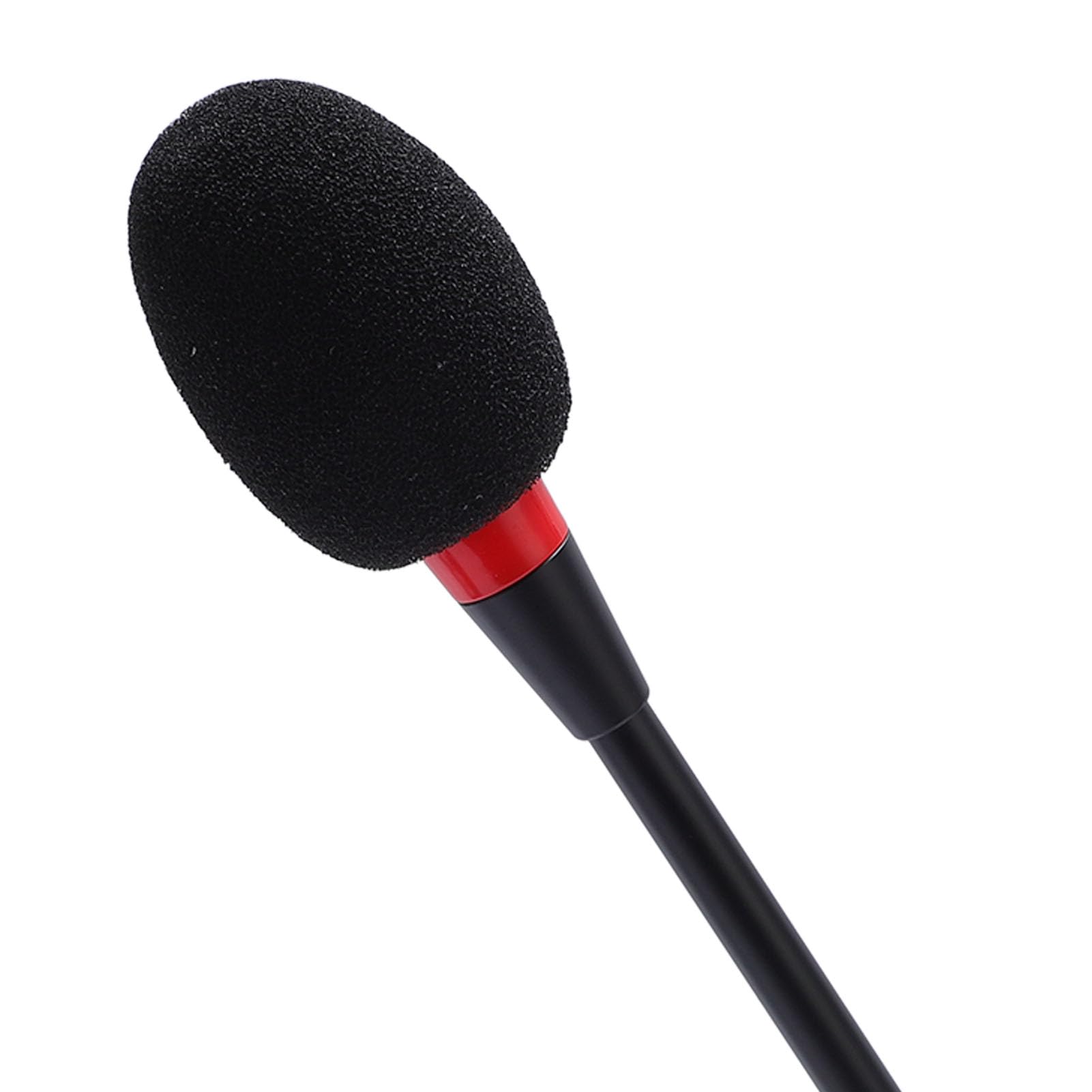 Annadue Mikrofon Przewodowy z gęsią szyją, Montowany na Stole Przewodowy Kardioidalny Mikrofon Pojemnościowy z Filtrem Pop do Karaoke, Konferencji i nagrań Studyjnych