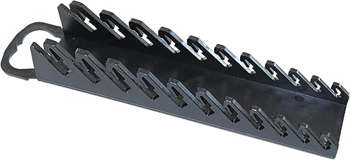 Miniatura 4 de Bandeja organizadora de llaves de plástico portátil con 11 herramientas (3, negro)