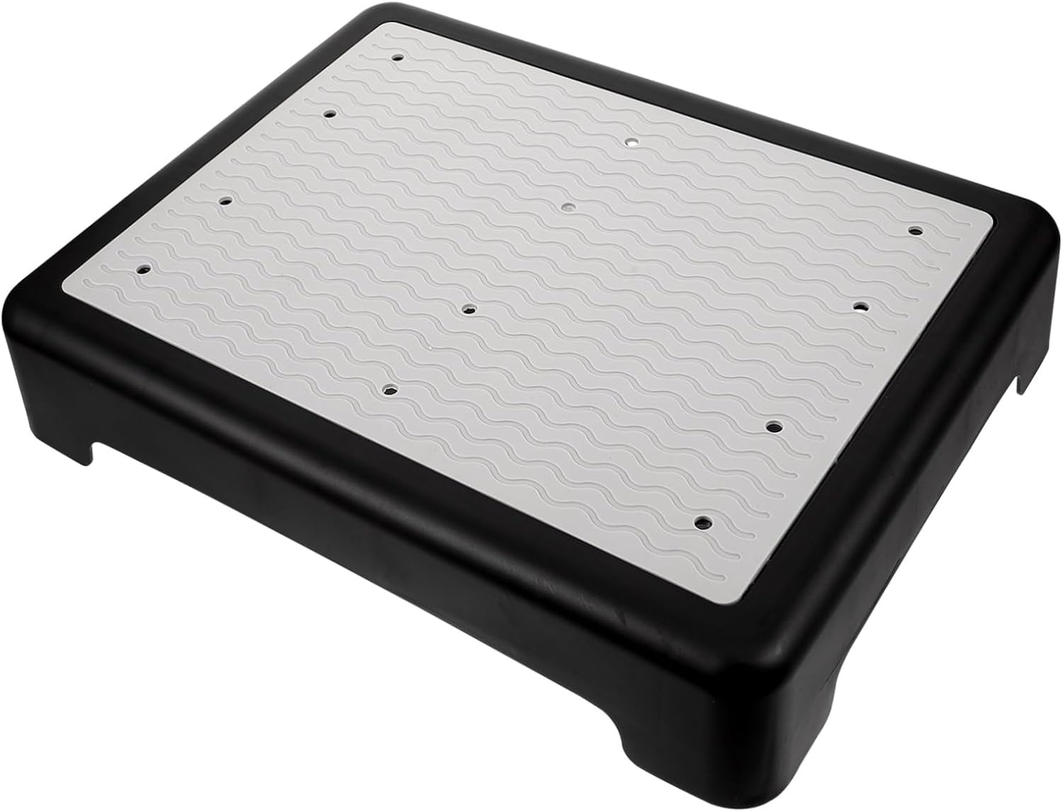 Non- Step Stool for Seniors Stackable Lightweight Footstool for Bathroom and Bedside Use Outdoor Indoor Mobility Aid Elegant Design