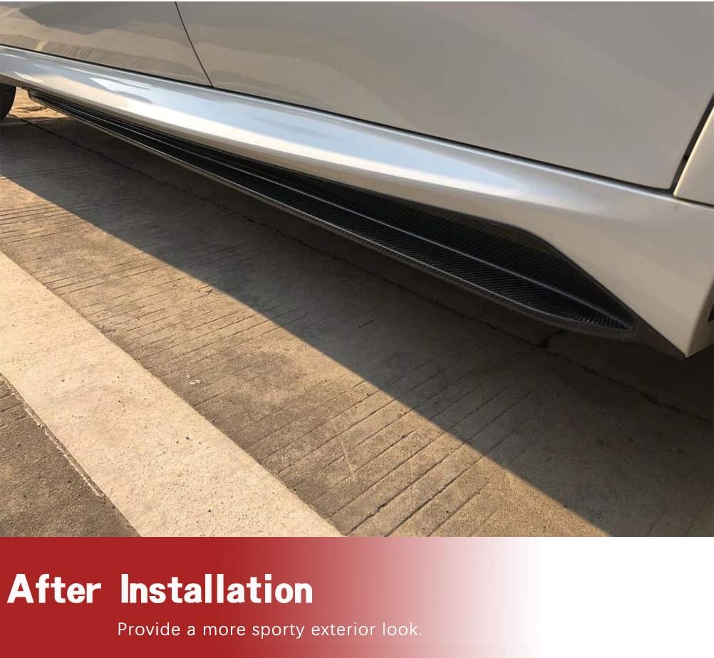 Carbon Fiber Side Skirts fits for BMW X5 G05 xDrive40i xDrive50i xDrive30d M50d M Sport SUV 2019UP Rocker Panels Side Trim Spoiler Side Skirt Extensions Factory Outlet