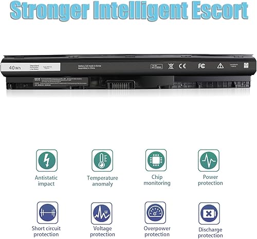 Miniatura 3 de Batería M5Y1K de 14.8V 40WH compatible con Dell Inspiron 15 5559 3567 5100 5559 3531 3000 453-bbbr Gxvj3 K185W Ki85W Wkrj2 VN3N0453-bbbr Gxvj3 3 K18