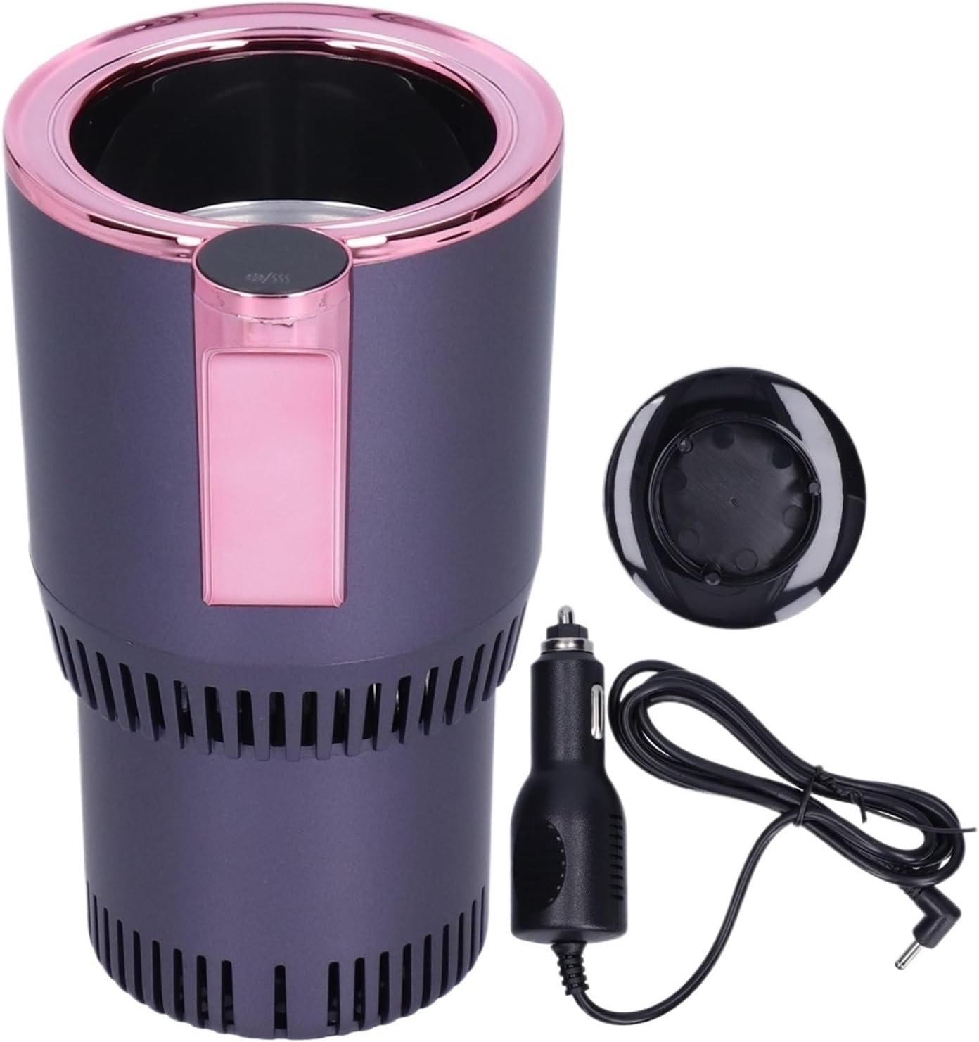 Car Cooling Cup Warmer Cooler 2-in-1 Temperature Display Cup Holder Fit for Smart Cooling Heating Car Cup Coffee Beverage Car Accessory