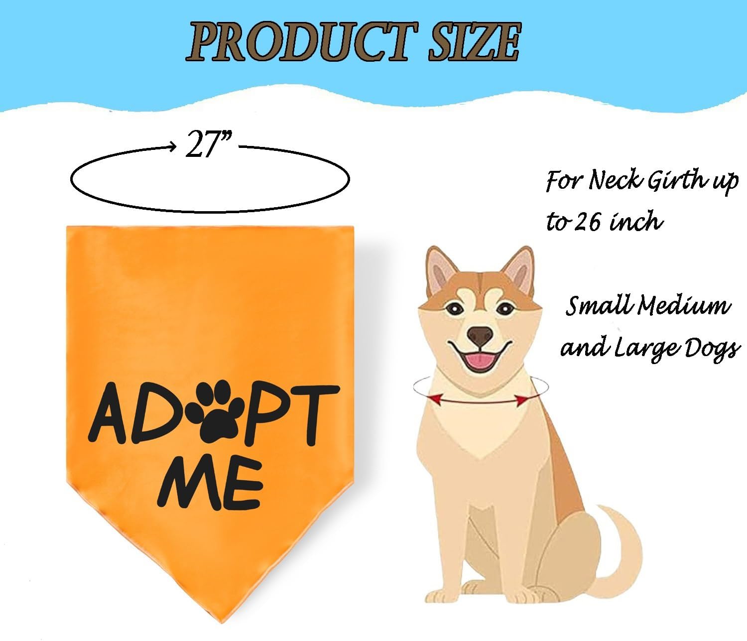 8 Pack Adopt Me Bandanas for Dogs